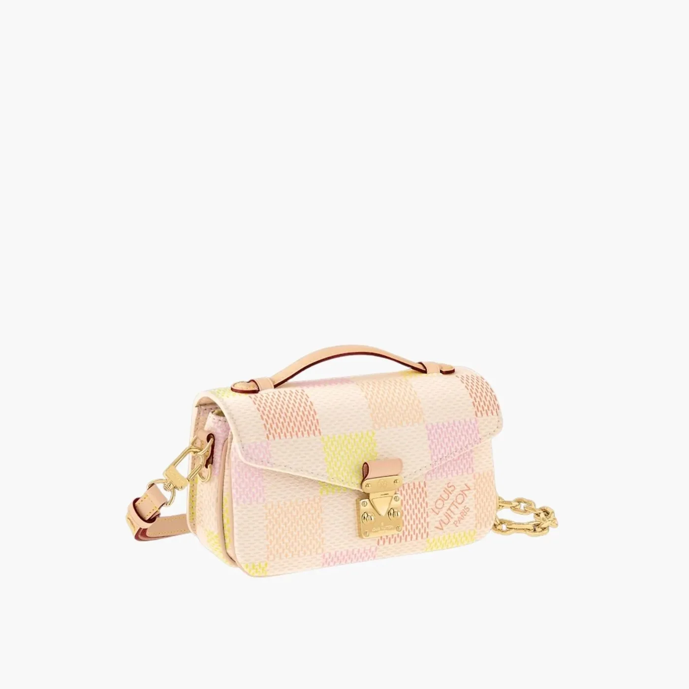 Louis Vuitton Pochette Metis East West Shoulder Bag in Multicolor Gold Hardware Louis Vuitton Pochette Metis East West Shoulder Bag in Multicolor Gold Hardware