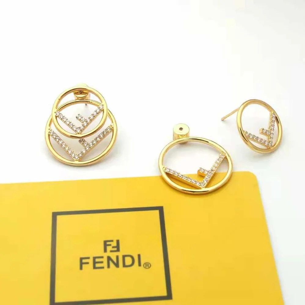 Fendi F is Fendi Earrings Gold for Women in Colored Necklace Fendi F is Fendi Earrings Gold for Women in Colored Necklace