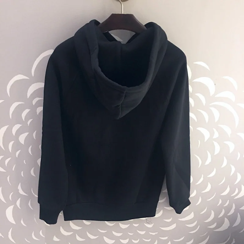 Burberry Embroidered Archive Logo Oversized Hoodie for Unisex in Black