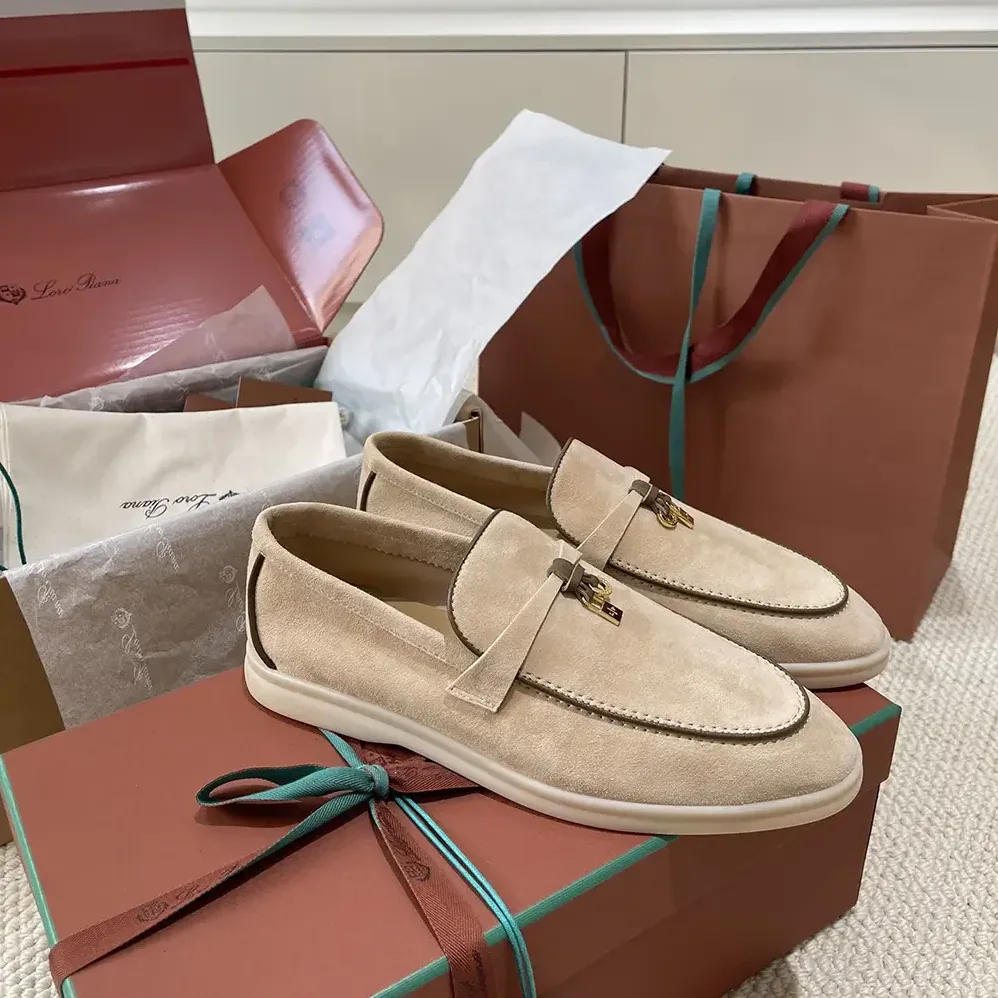 Loro Piana Summer Charms Walk Loafer for Unisex in Beige