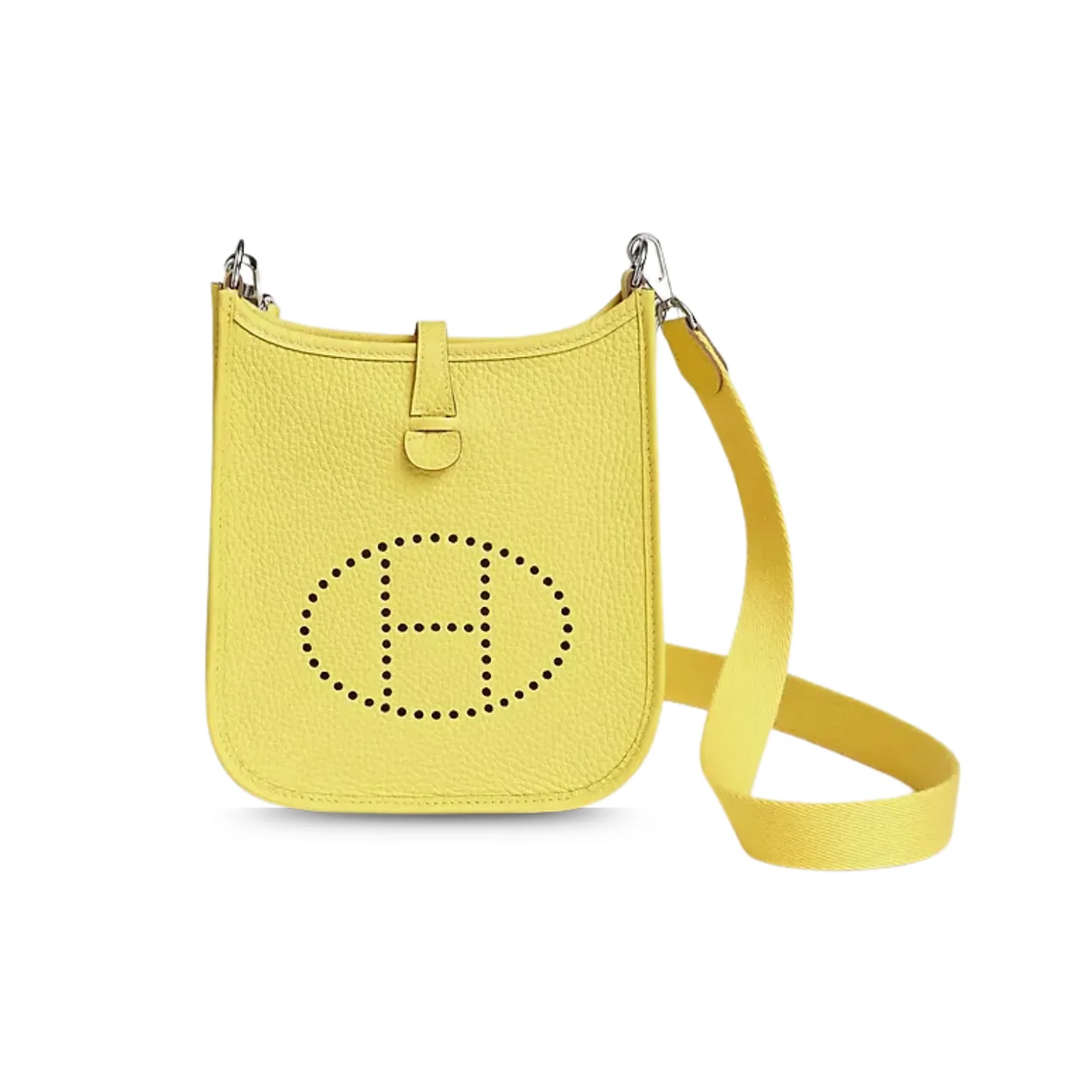 Hermes Evelyne 16 Amazone Shoulder Bag in Lime Palladium Hardware Hermes Evelyne 16 Amazone Shoulder Bag in Lime Palladium Hardware