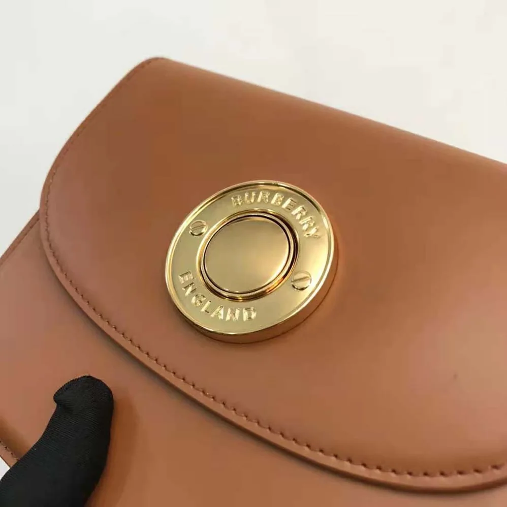 Burberry Leather Small Elizabeth Bag for Women in Brown