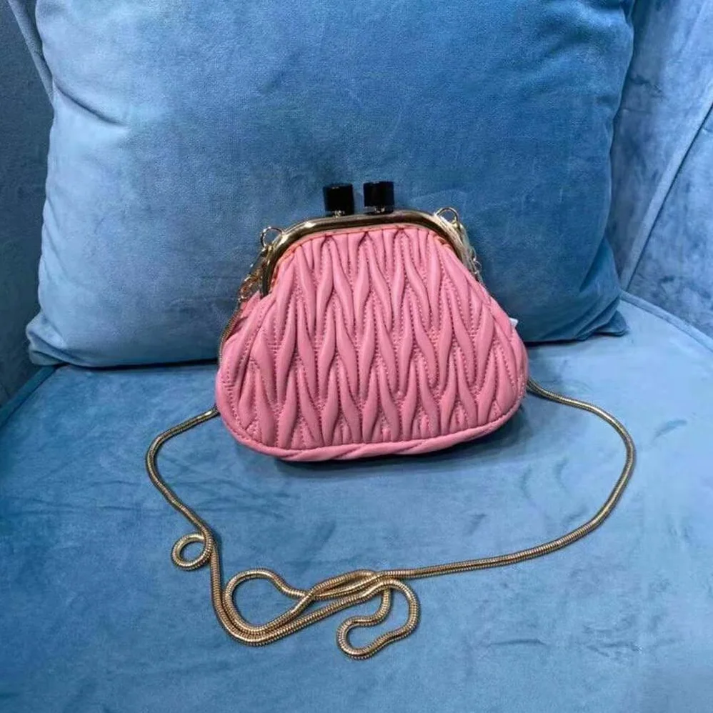 Miu Miu Miu Belle Nappa Leather Mini-Bag for Women in Pink Miu Miu Miu Belle Nappa Leather Mini-Bag for Women in Pink