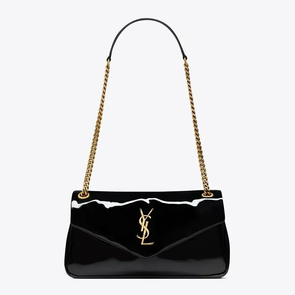 Saint Laurent YSL Calypso Small in Patent Leather for Women Saint Laurent YSL Calypso Small in Patent Leather for Women