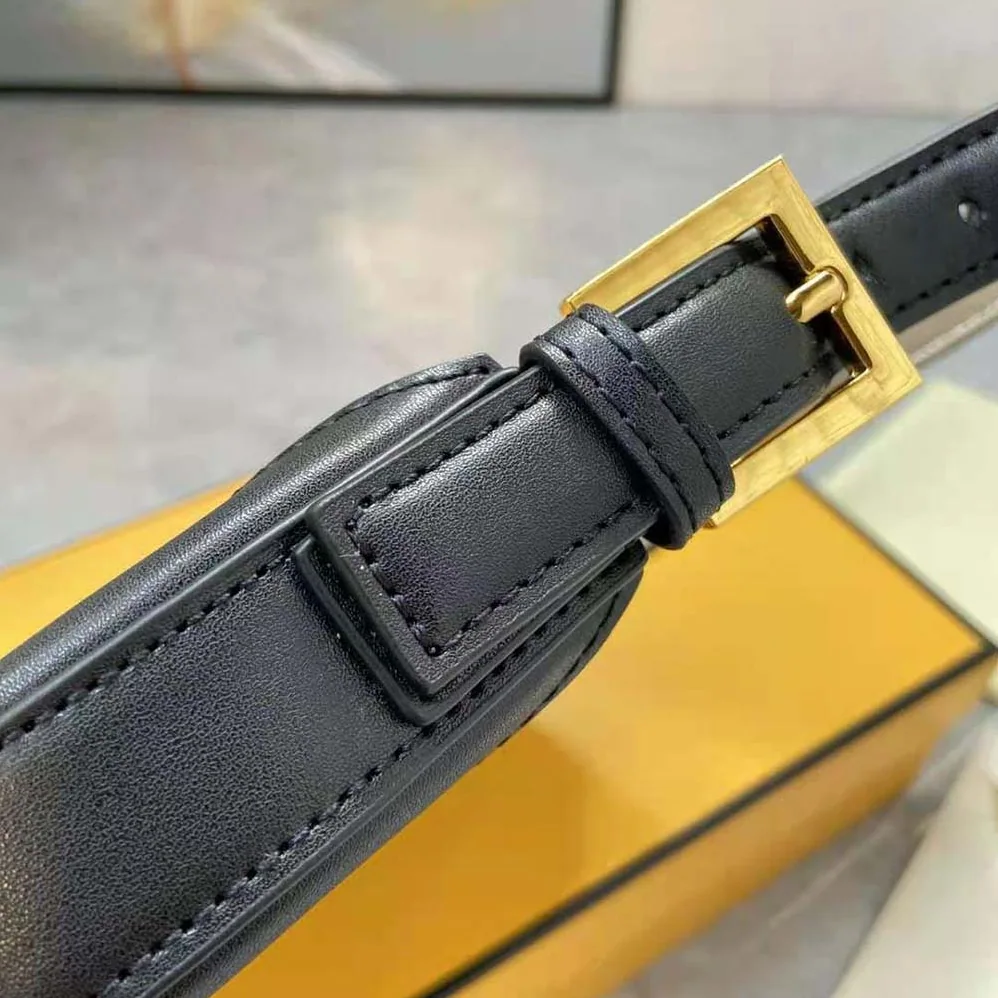 Fendi Cookie Black Leather Mini Bag for Women