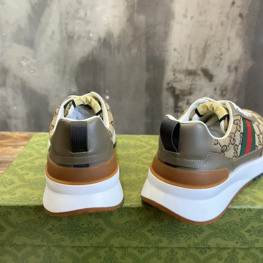 Gucci Sneaker With Web Beige Gucci Sneaker With Web Beige