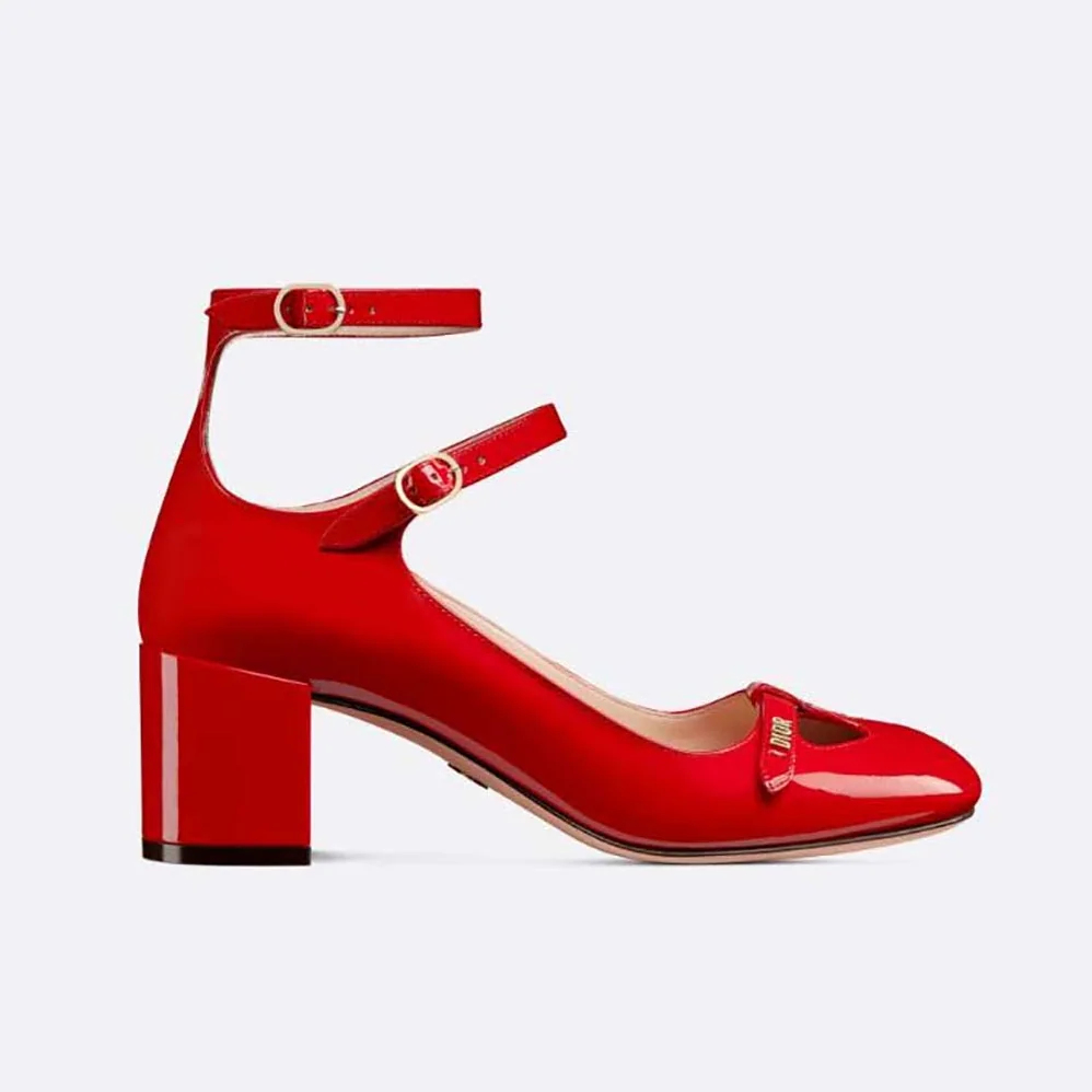 Dior Aime Dior Pump Red Patent Calfskin for Women Dior Aime Dior Pump Red Patent Calfskin for Women