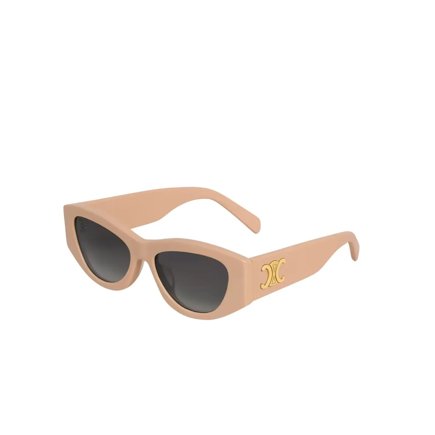 Celine Triomphe 15 Sunglasses In Acetate Nude
