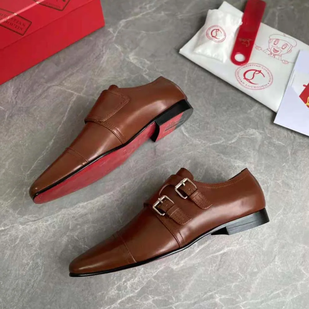 Christian Louboutin Mortimer in Calf Leather for Men in Brown Christian Louboutin Mortimer in Calf Leather for Men in Brown