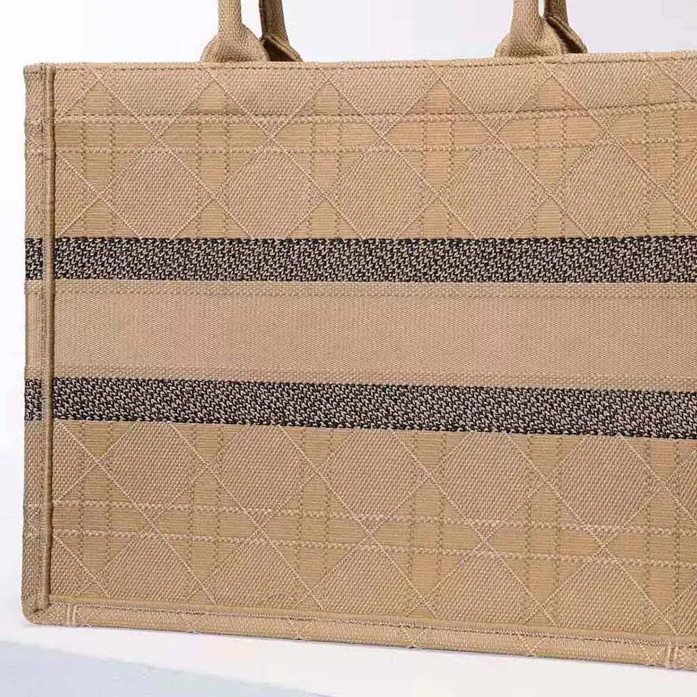 Dior Medium Dior Book Tote Natural Cannage Raffia for Women