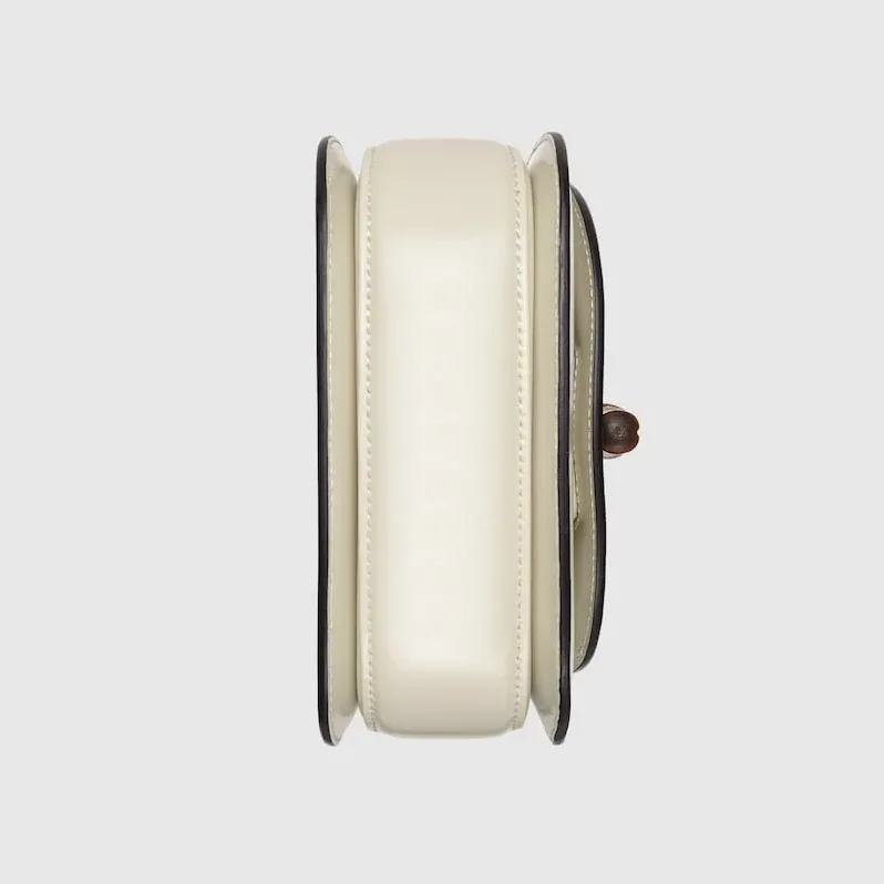 Gucci Bamboo 1947 Mini Top Handle Bag / White Gold Hardware ? 10ODT 8454 Gucci Bamboo 1947 Mini Top Handle Bag / White Gold Hardware ? 10ODT 8454