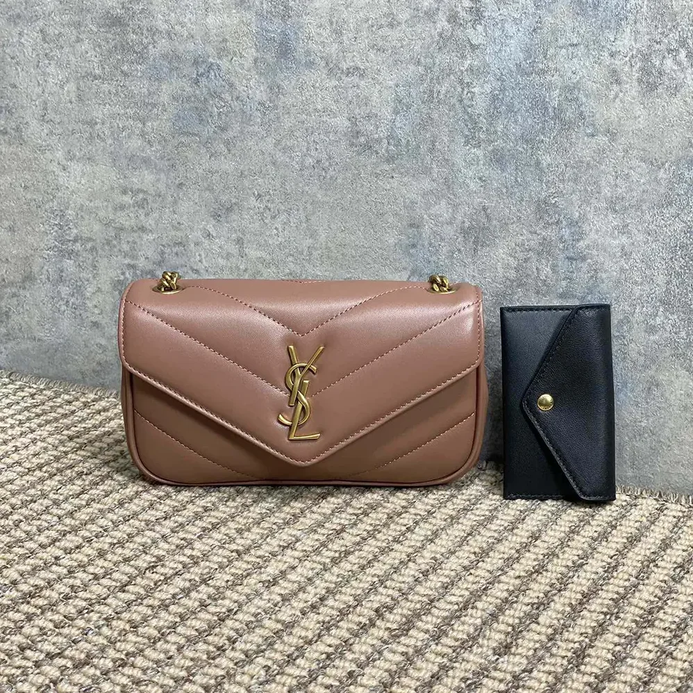 Saint Laurent YSL Loulou Mini in Lambskin-821749AAEAX5036 for Women Saint Laurent YSL Loulou Mini in Lambskin-821749AAEAX5036 for Women