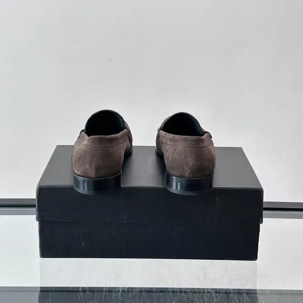 Saint Laurent YSL Le Loafer Supple in Suede for Unisex