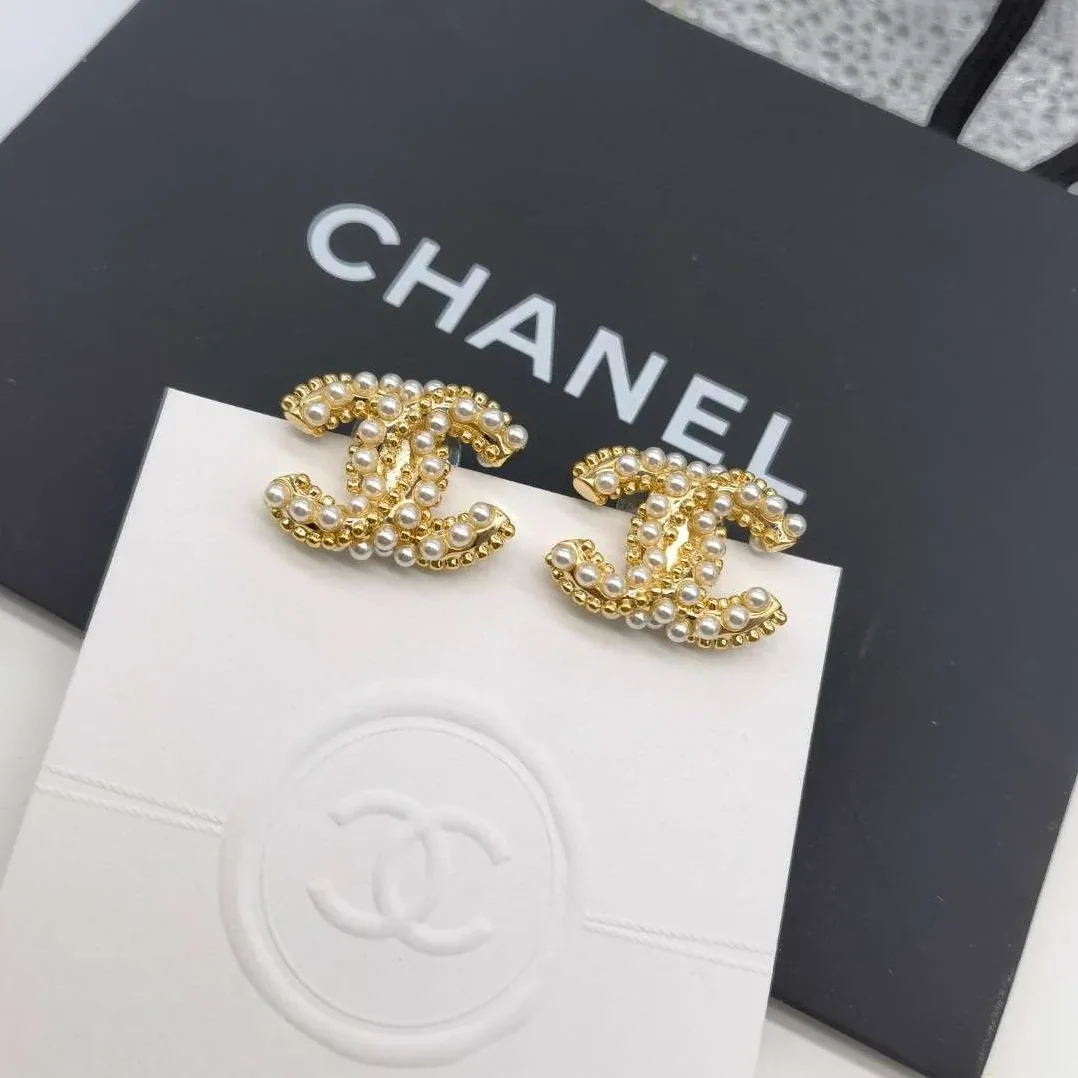 Chanel Gold CC Earrings Chanel Gold CC Earrings