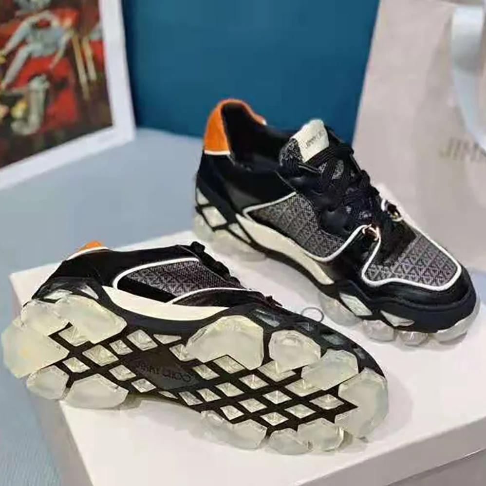 Jimmy Choo Diamond X Trainer/F Low-Top Trainers for Women in Black Jimmy Choo Diamond X Trainer/F Low-Top Trainers for Women in Black