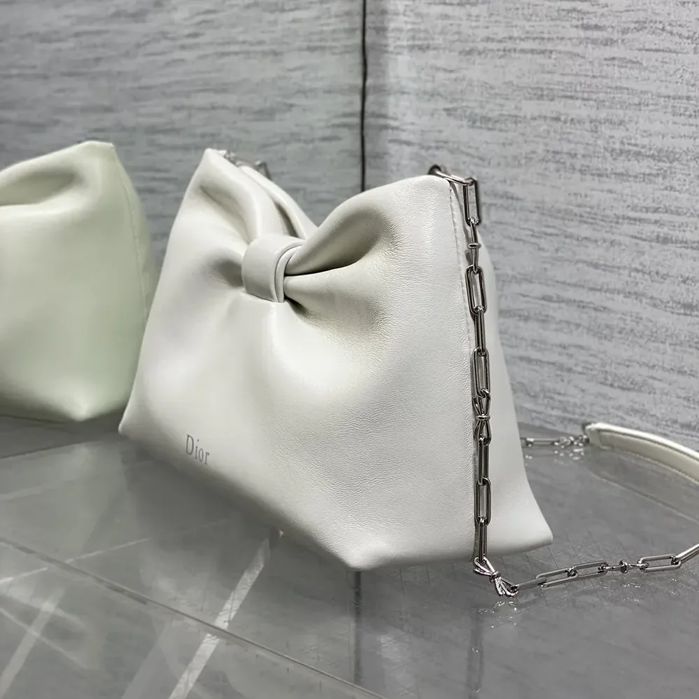 Dior Small Dior Bow Bag Latte Lambskin for Women Dior Small Dior Bow Bag Latte Lambskin for Women