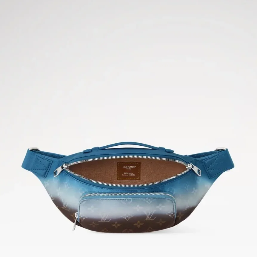 Louis Vuitton Rush Bumbag in Blue Silver Hardware