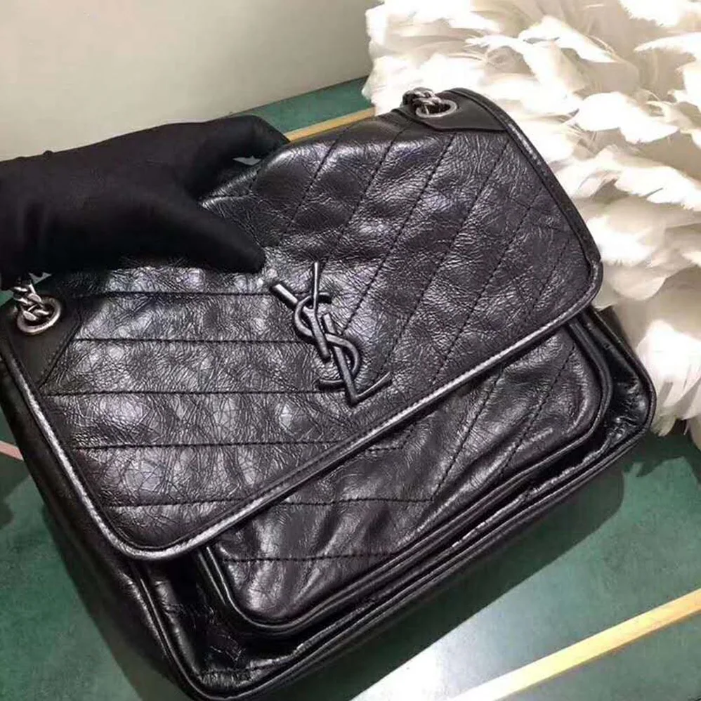 Saint Laurent YSL Niki Medium in Vintage Leather for Women