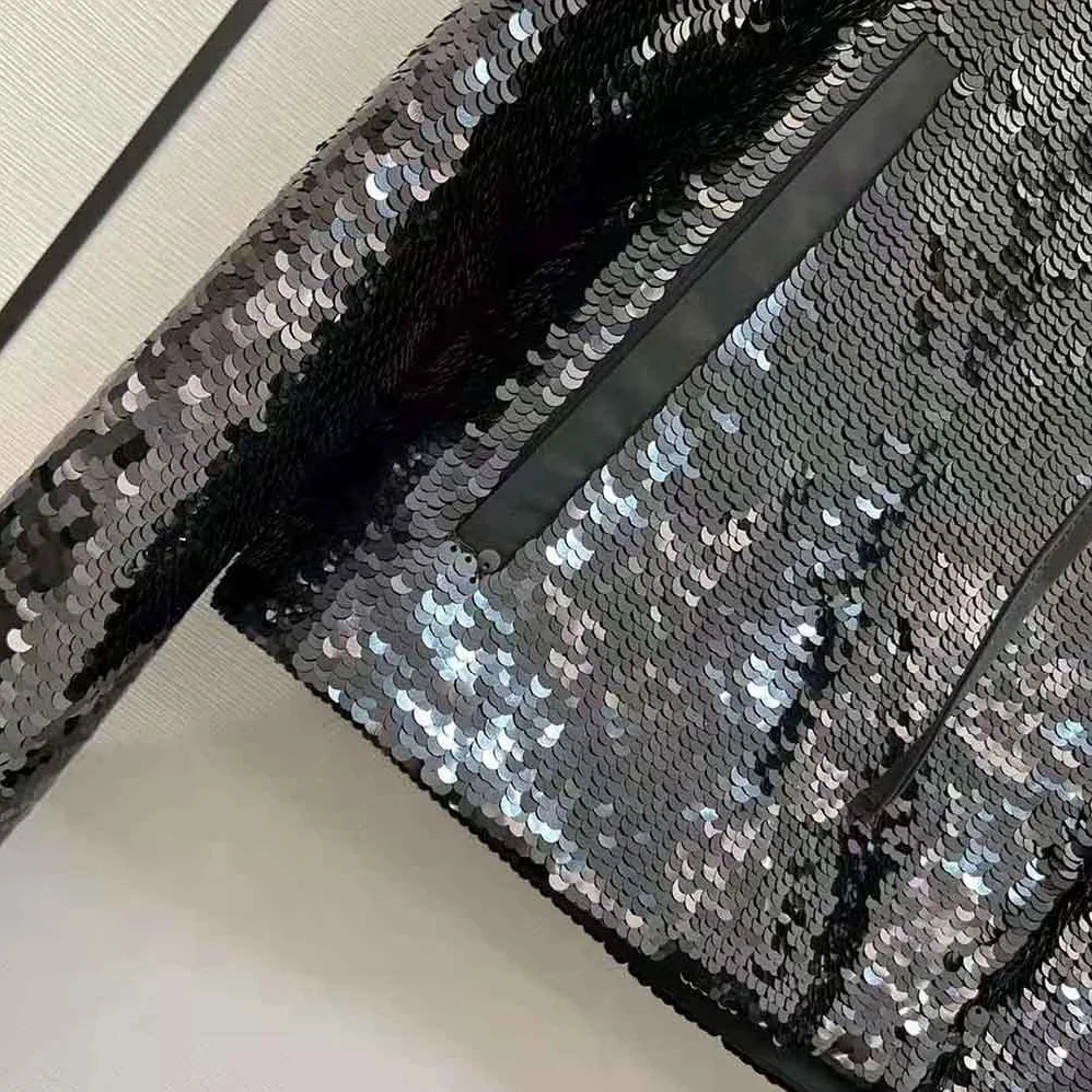 Prada Sequin for Women in Embellished Chiffon Hoodie
