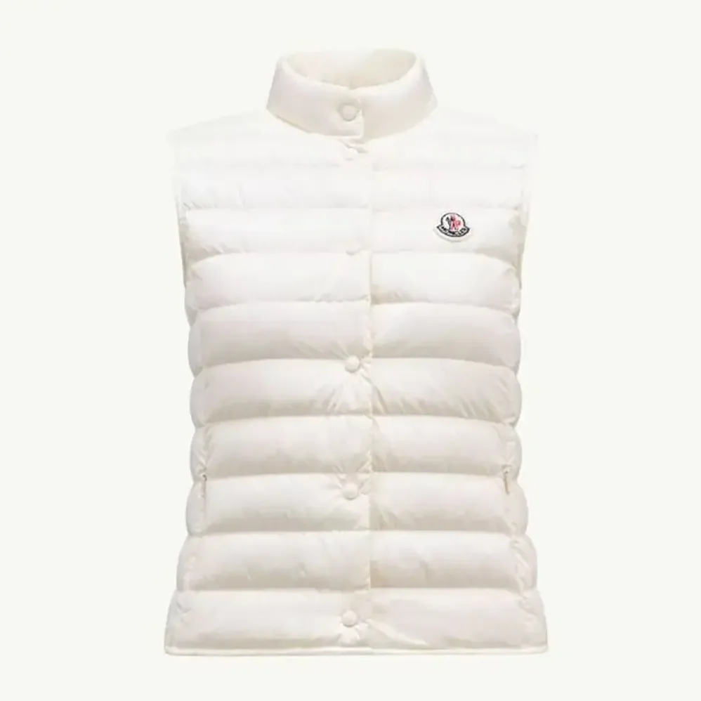 Moncler Liane Verstaubare Daunenweste for Women in White
