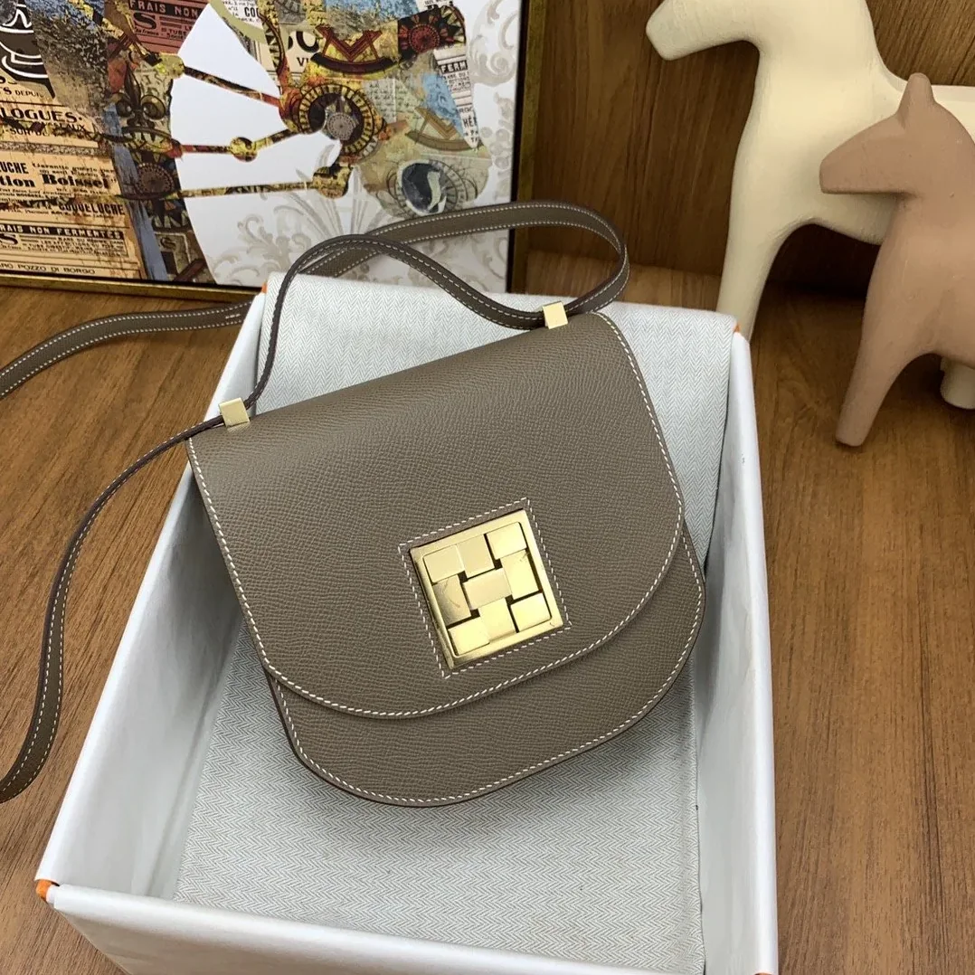 Hermes Mosaique 17 Grey, Gold Toned Hardware Bag Hermes Mosaique 17 Grey, Gold Toned Hardware Bag