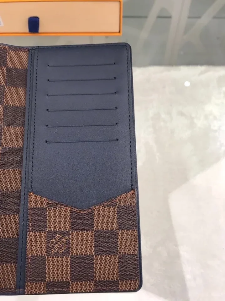 Louis Vuitton Brazza Wallet Damier Ebene Canvas