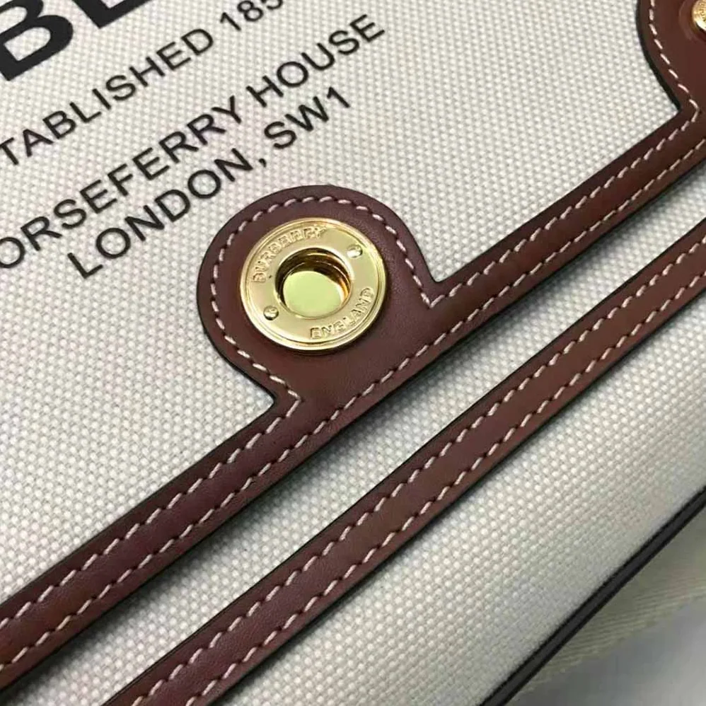 Burberry Horseferry Print Canvas Note Crossbody Bag for Women Burberry Horseferry Print Canvas Note Crossbody Bag for Women
