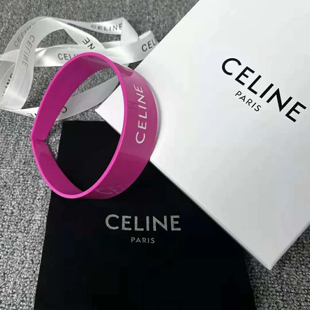 Celine Monochroms Celine Headband in Acetate for Women in Rose Celine Monochroms Celine Headband in Acetate for Women in Rose