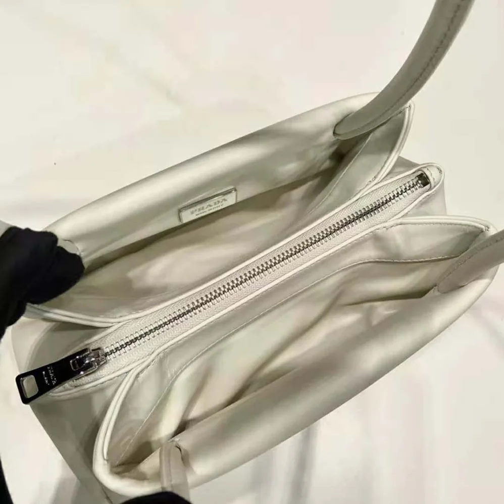 Prada Small Leather Bag for Women in White