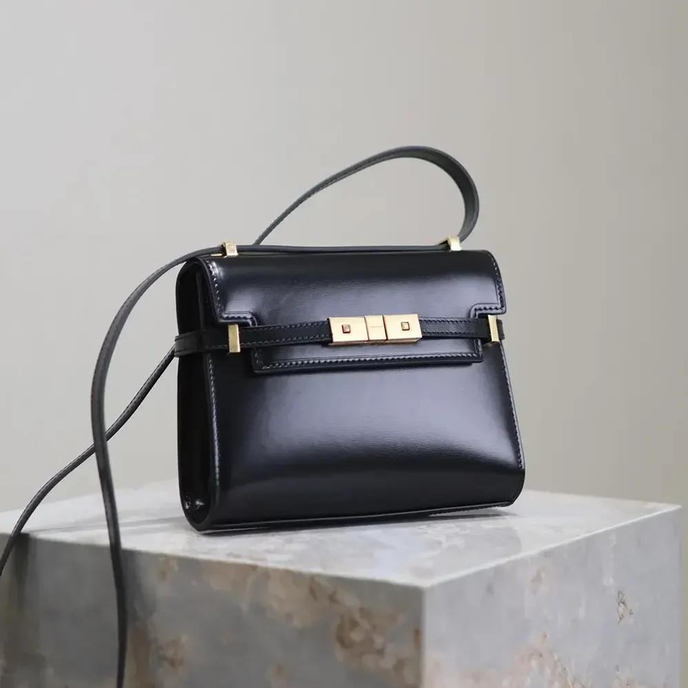 Saint Laurent YSL Mini Manhattan in Box Saint Laurent for Women in Black