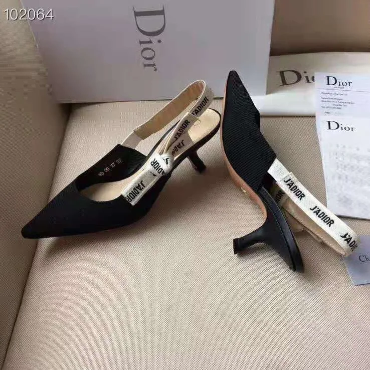 Dior J'adior Pump in Technical Canvas in 6.5 cm Heel for Women in Black Dior J'adior Pump in Technical Canvas in 6.5 cm Heel for Women in Black
