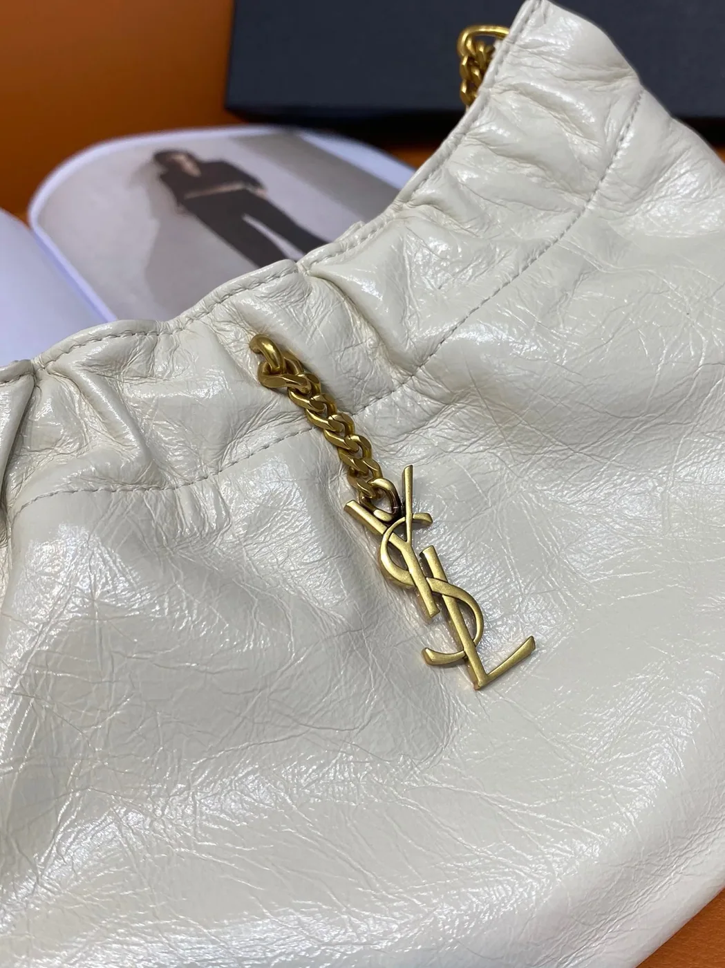 Saint Laurent Mini Shoulder Bag White /