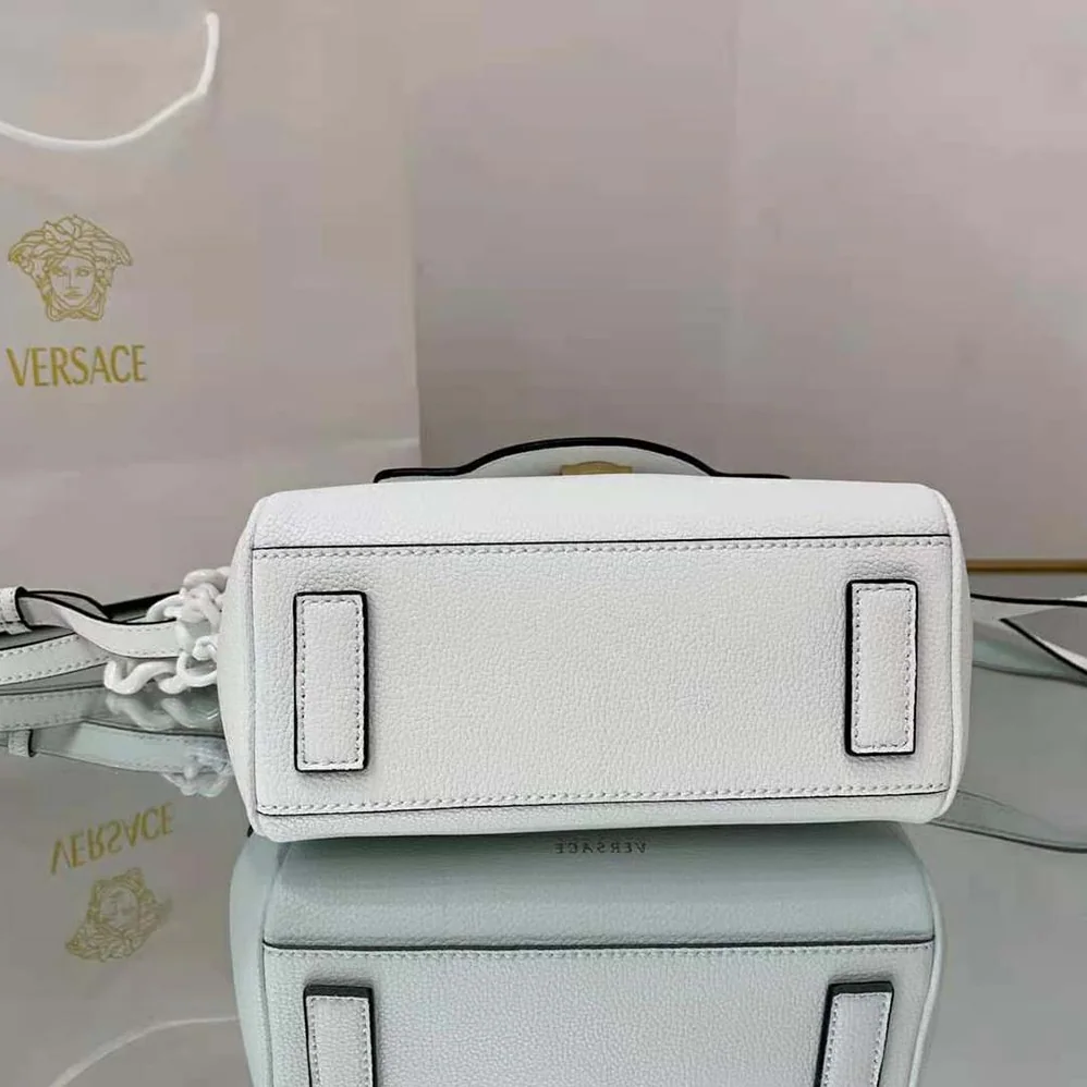 Versace La Medusa Small Handbag Crafted From Premium Leather for Women Versace La Medusa Small Handbag Crafted From Premium Leather for Women