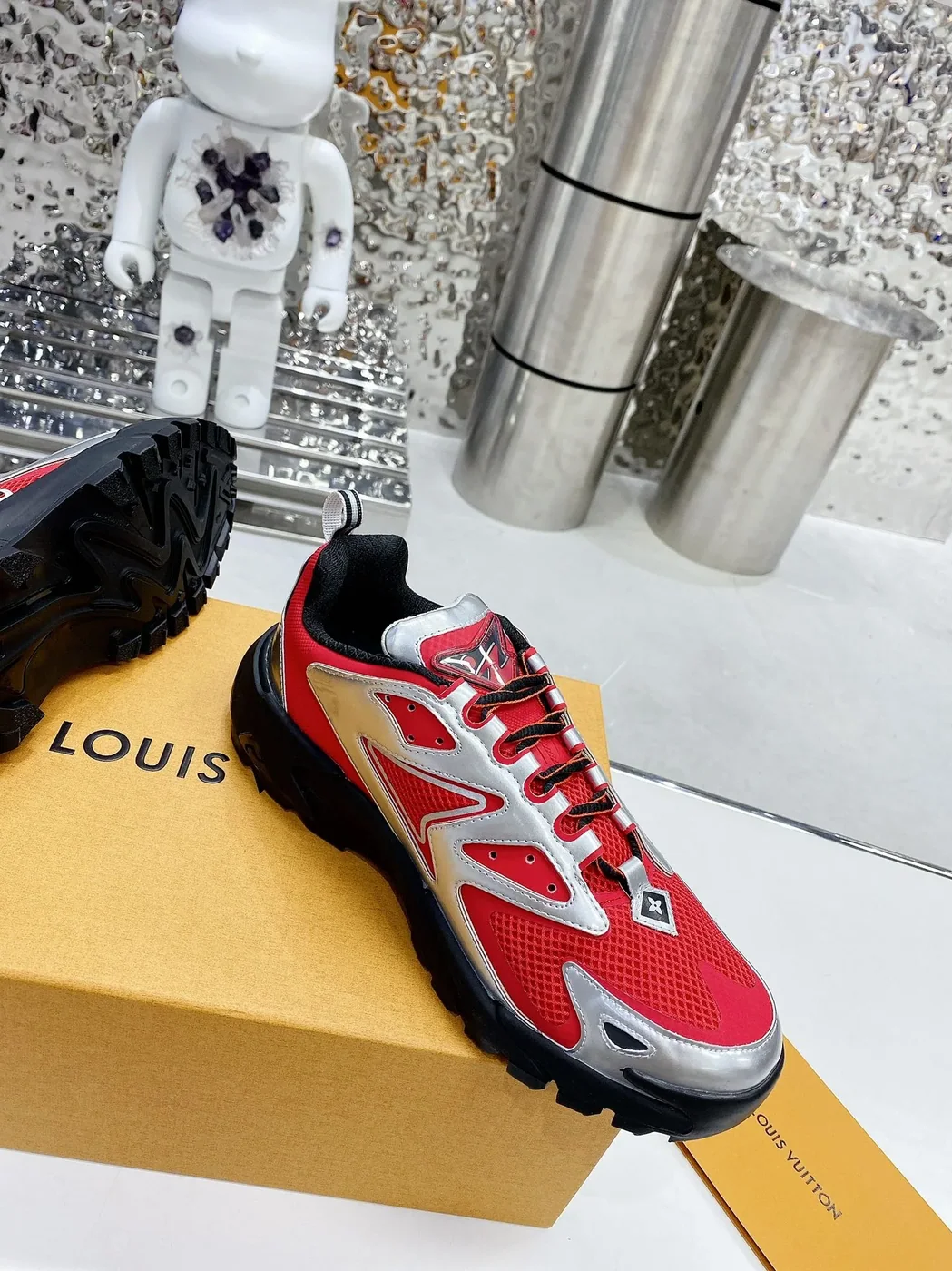 Louis Vuitton LV Runner Tatic Sneaker Red for Men