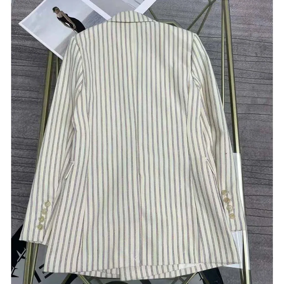 Celine Classic Jacket in Striped Wool for Women Celine Classic Jacket in Striped Wool for Women