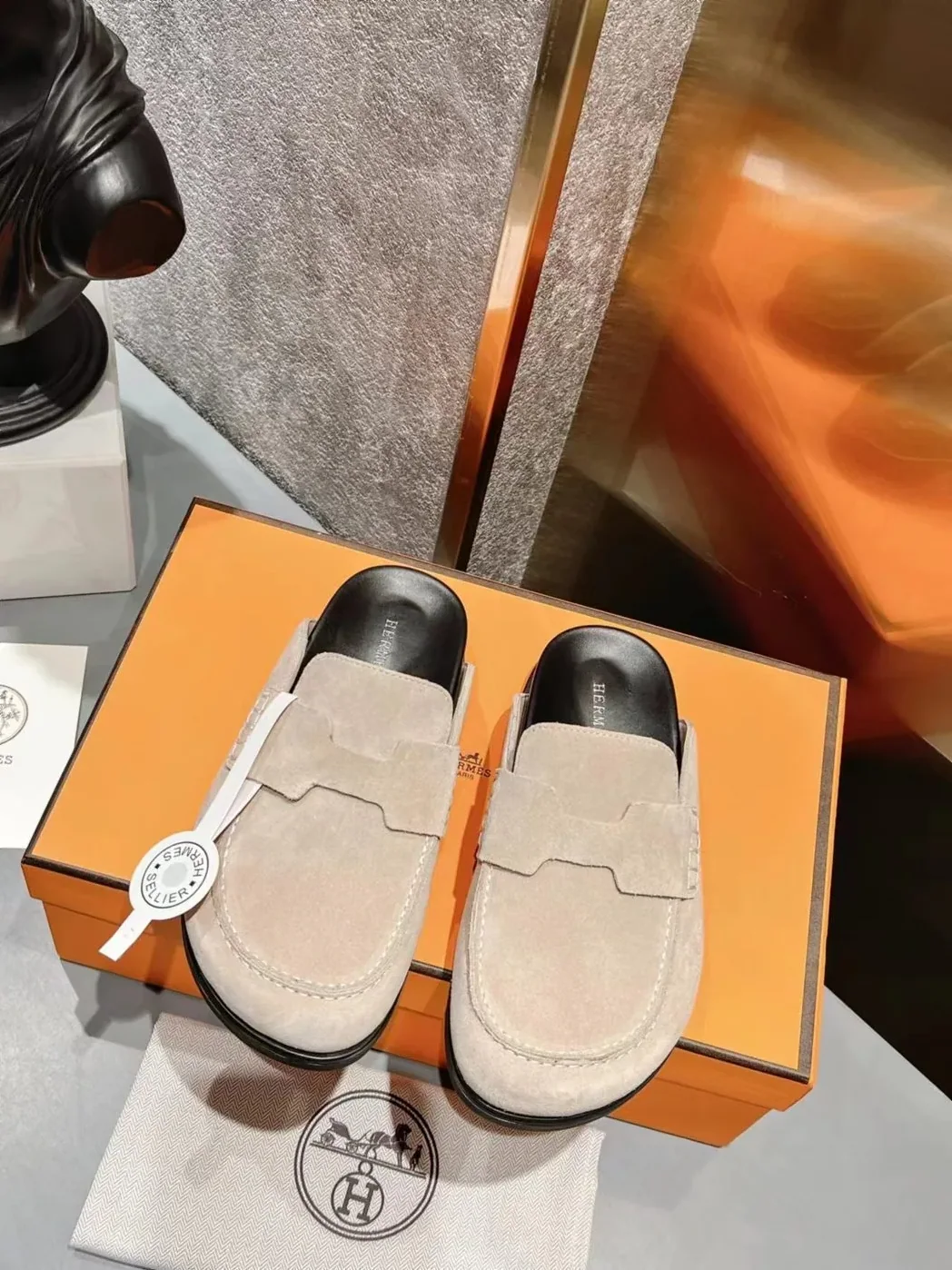 Hermes Go Mule Beige Hermes Go Mule Beige