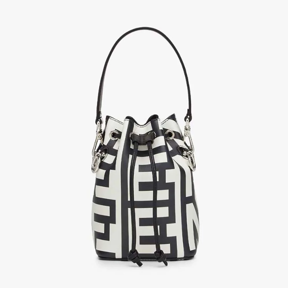Fendi Mon Tresor Two-Tone Printed Leather Fendi Roma Capsule Mini for Women in Bag Fendi Mon Tresor Two-Tone Printed Leather Fendi Roma Capsule Mini for Women in Bag