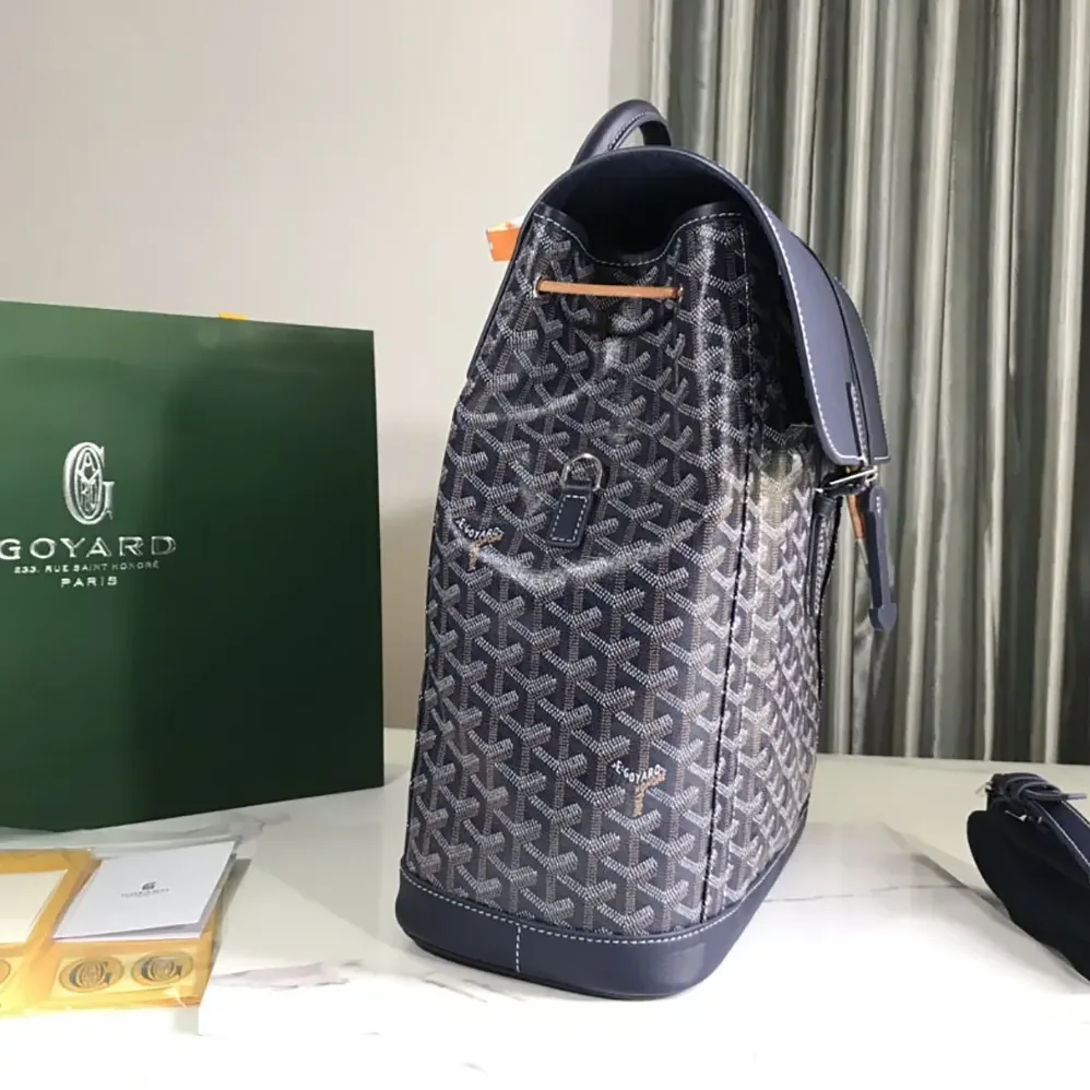 Goyard Alpin MM Backpack for Unisex in Navy Goyard Alpin MM Backpack for Unisex in Navy