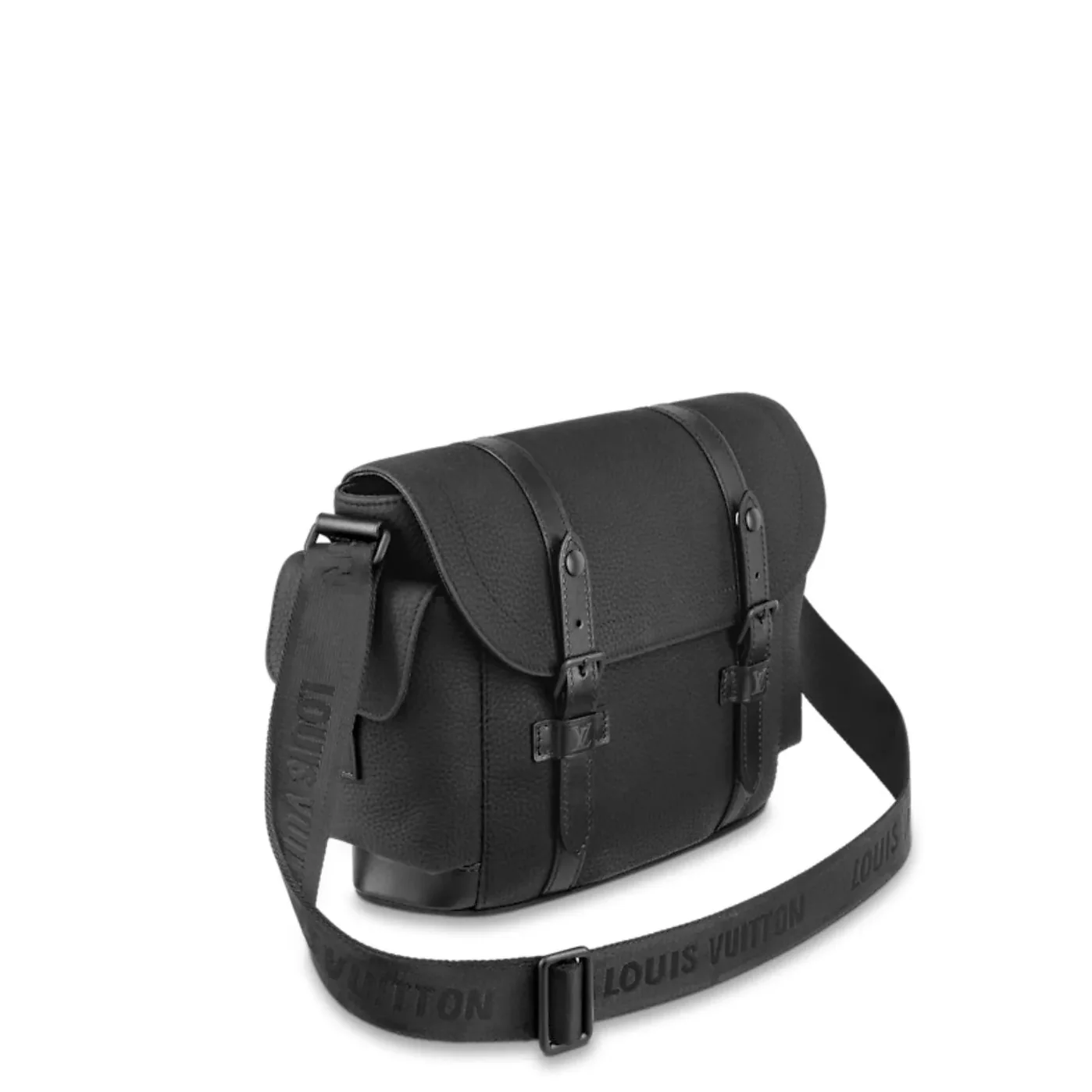Louis Vuitton Christopher Messenger Taurillon Black Louis Vuitton Christopher Messenger Taurillon Black
