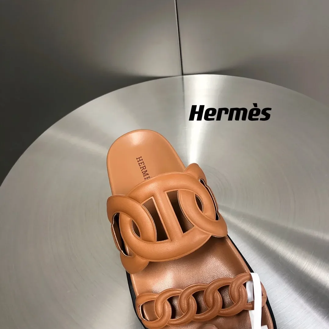 Hermes Extra Sandal Brown Hermes Extra Sandal Brown
