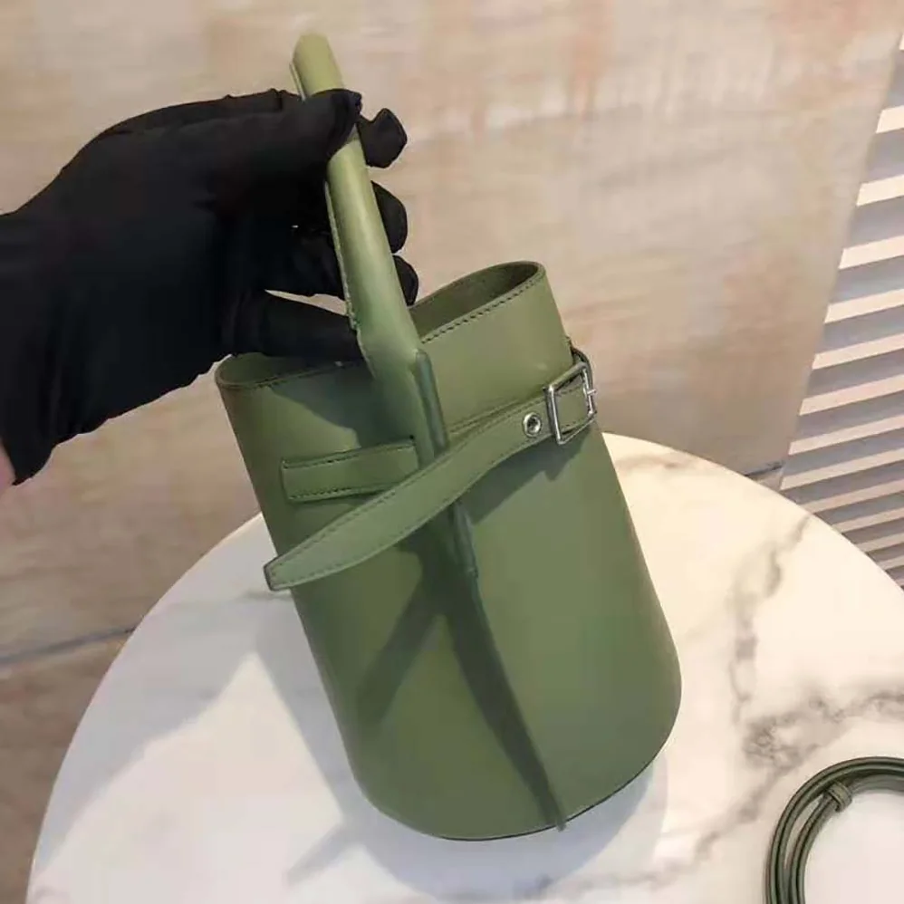 Celine Big Bag Nano Bucket in Smooth Calfskin for Women in Lime