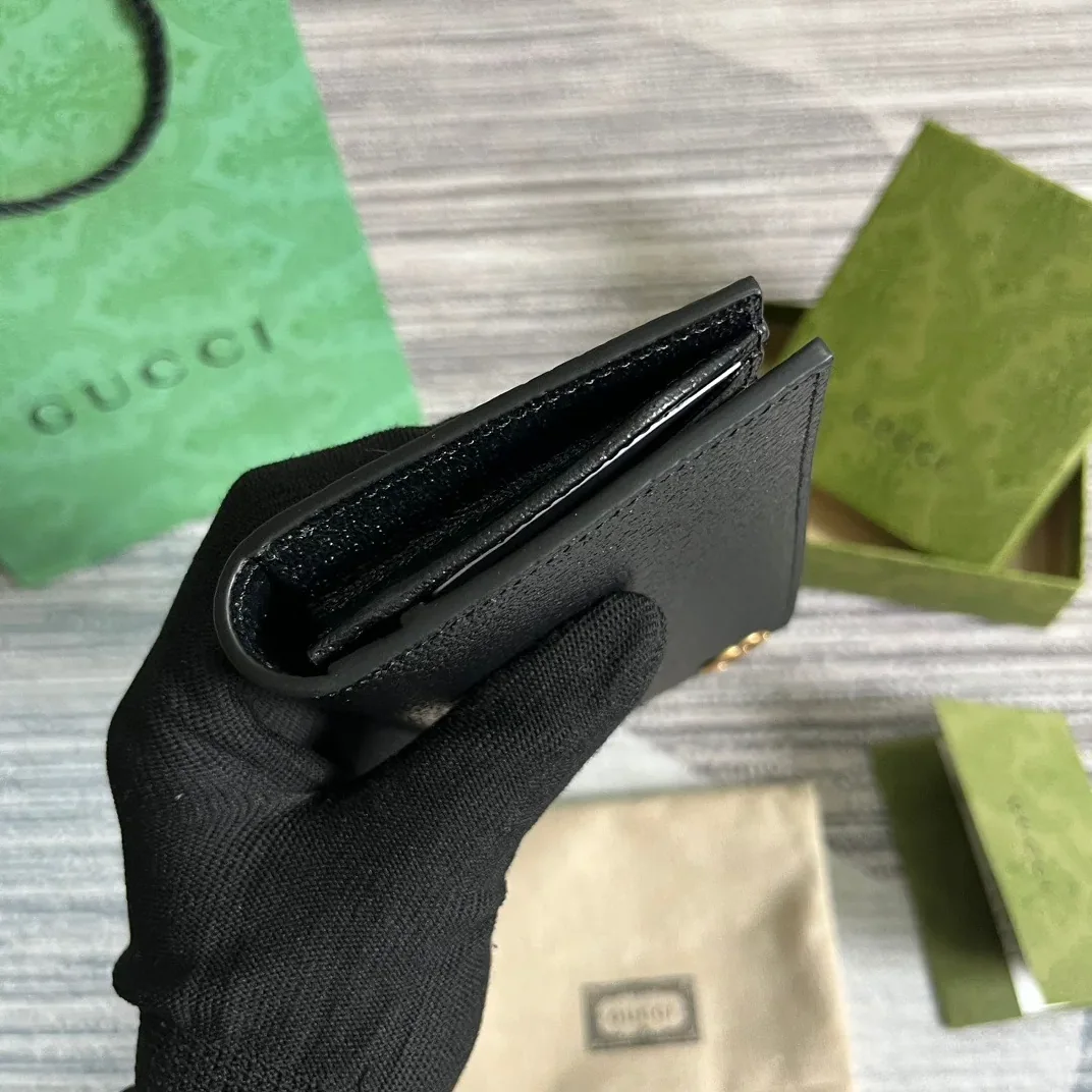 GG Marmont Long Wallet Black / GG Marmont Long Wallet Black /