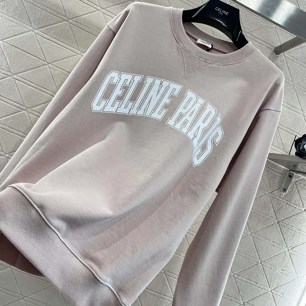 Celine Oversized Celine Sweatshirt in Cotton Fleece for Men Celine Oversized Celine Sweatshirt in Cotton Fleece for Men