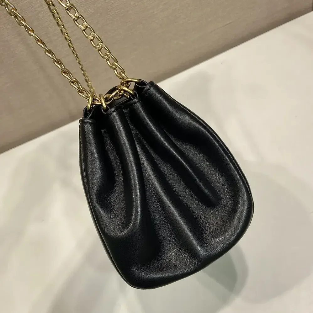 Prada Tumulte Small Nappa Leather Bag for Women in Black