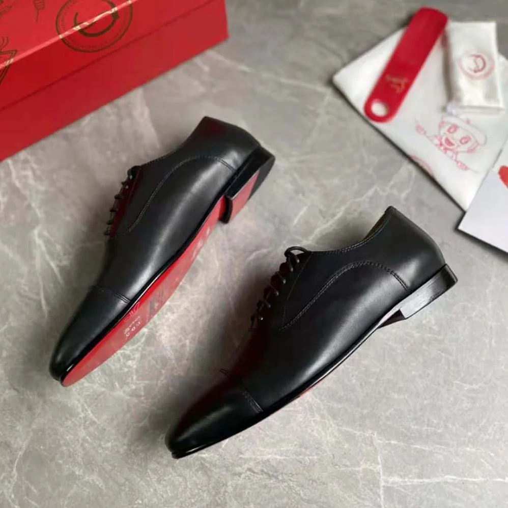 Christian Louboutin Greggo in Calf Leather for Men in Black