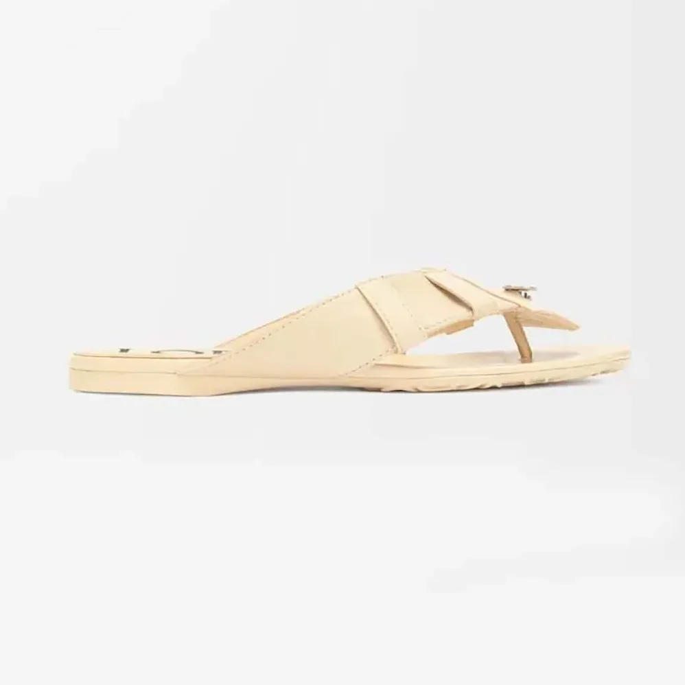 Loewe Toy Panta Toe Post Sandal in Lambskin for Women in Beige Loewe Toy Panta Toe Post Sandal in Lambskin for Women in Beige