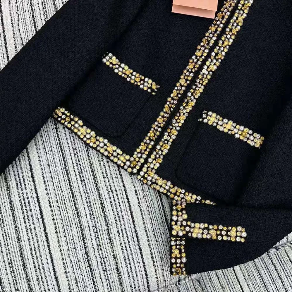 Miu Miu Single-breasted Tweed Jacket-MH1898_139N_F0002 for Women Miu Miu Single-breasted Tweed Jacket-MH1898_139N_F0002 for Women
