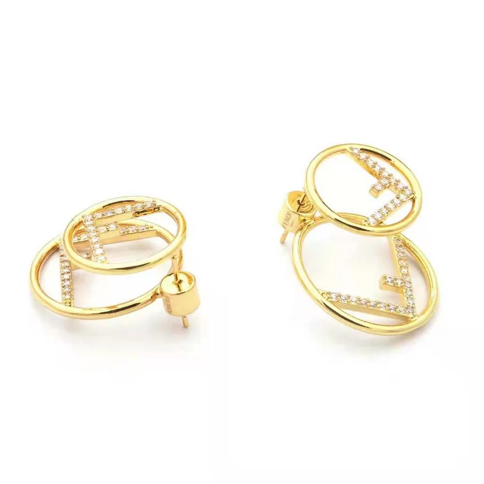 Fendi F is Fendi Earrings Gold for Women in Colored Necklace Fendi F is Fendi Earrings Gold for Women in Colored Necklace
