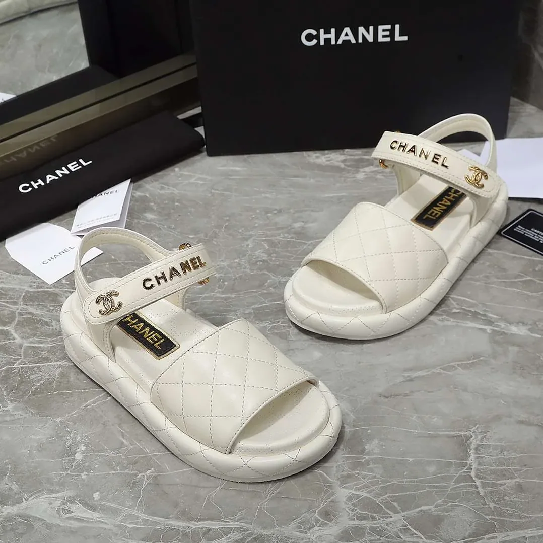 Chanel Sandal White Chanel Sandal White
