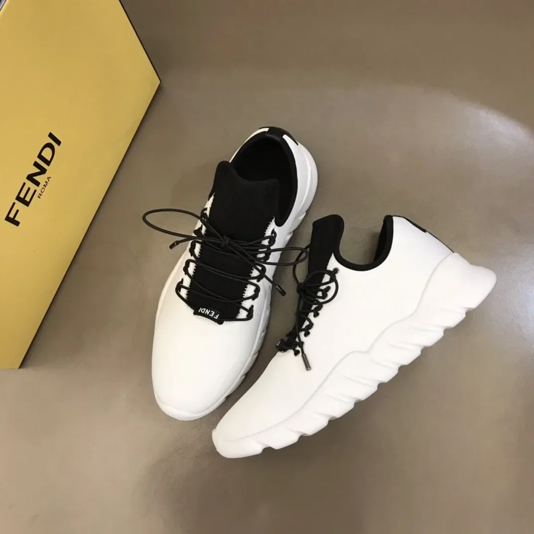 Fendi Force Low Tops Sneakers White Fendi Force Low Tops Sneakers White